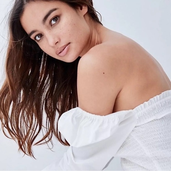 Aritzia Wilfred Smocked Maelys Dress White - Picture 3 of 15